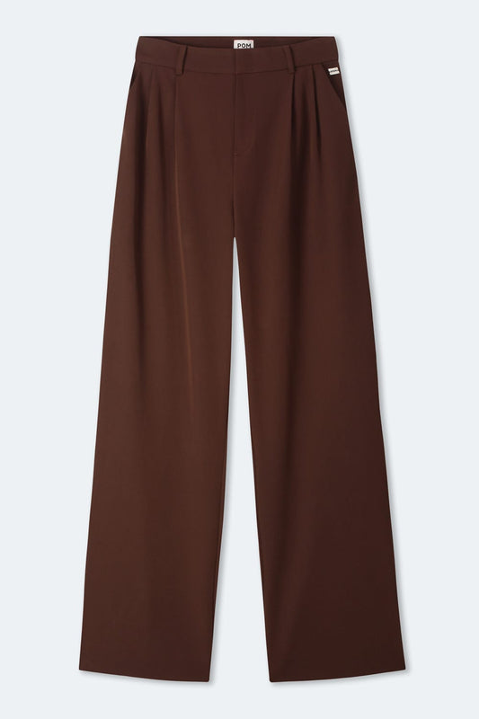 POM Amsterdam Pants BROEK - Marlou Chocolate Brown