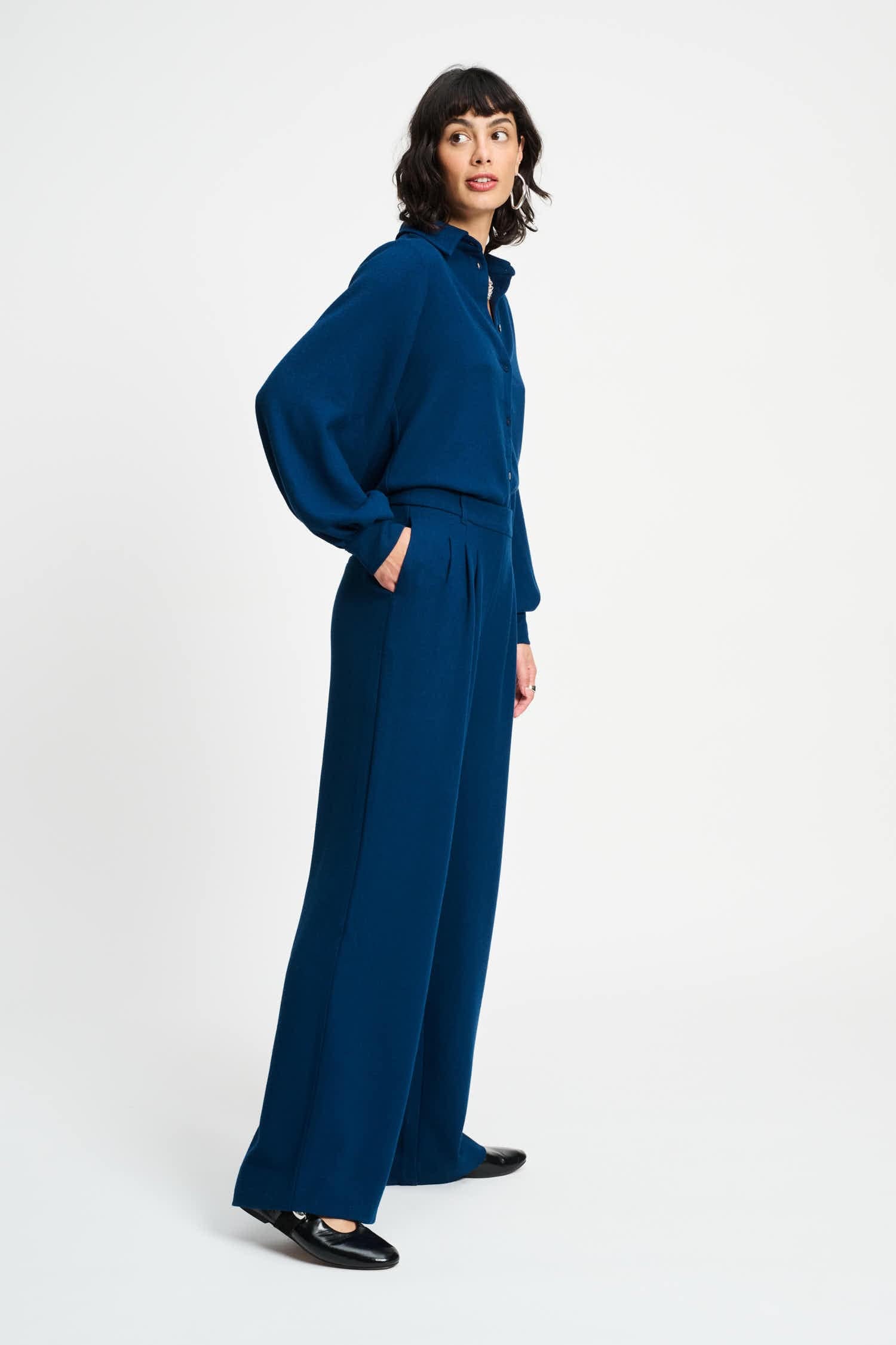 POM Amsterdam Pants BROEK - Nightfall Blue