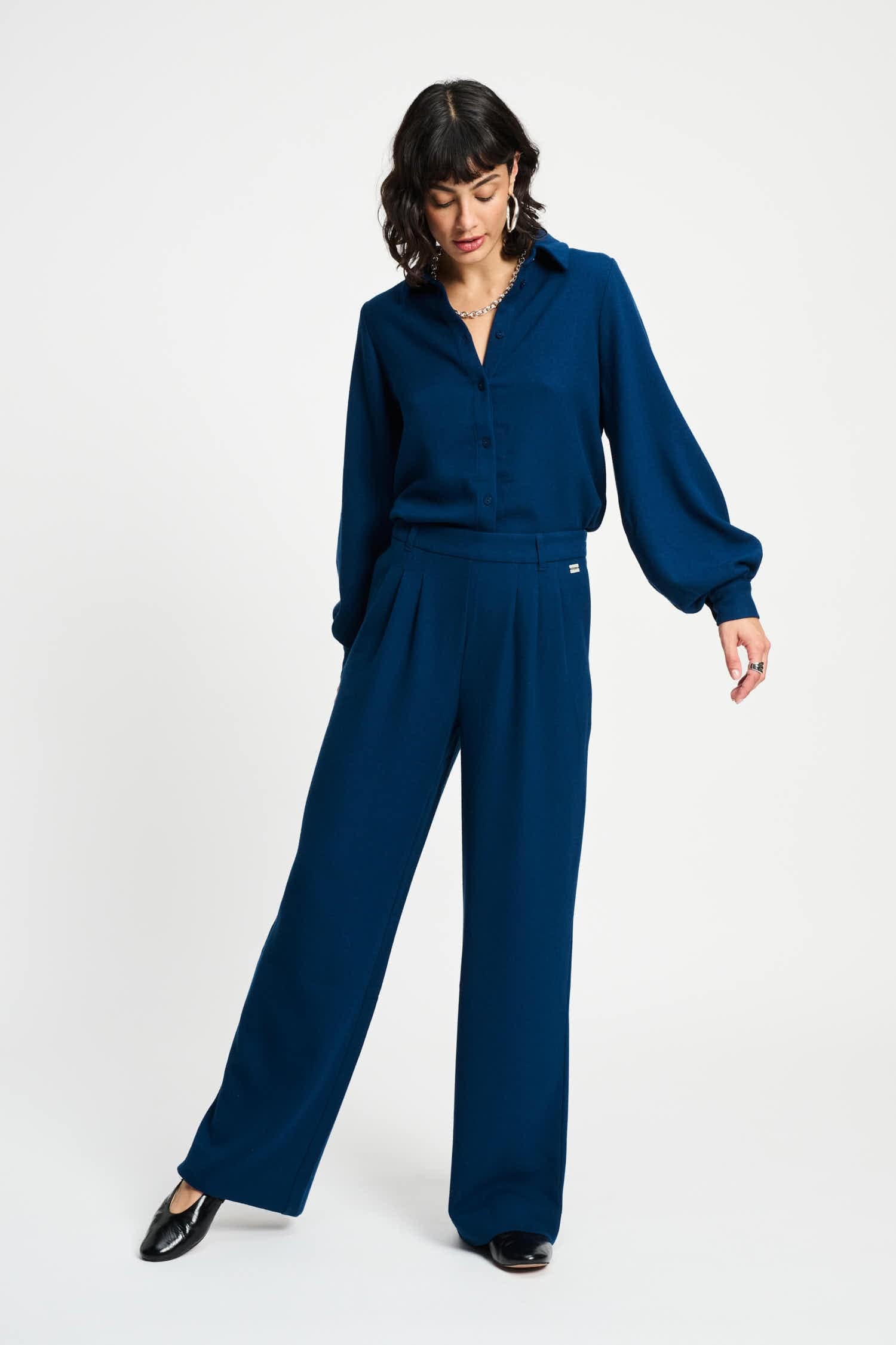 POM Amsterdam Pants BROEK - Nightfall Blue
