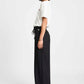 POM Amsterdam Pants BROEK - Noir Striped