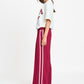 POM Amsterdam Pants BROEK - Nora Burgundy Red