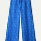 POM Amsterdam Pants BROEK - Ocean Blue Jacquard
