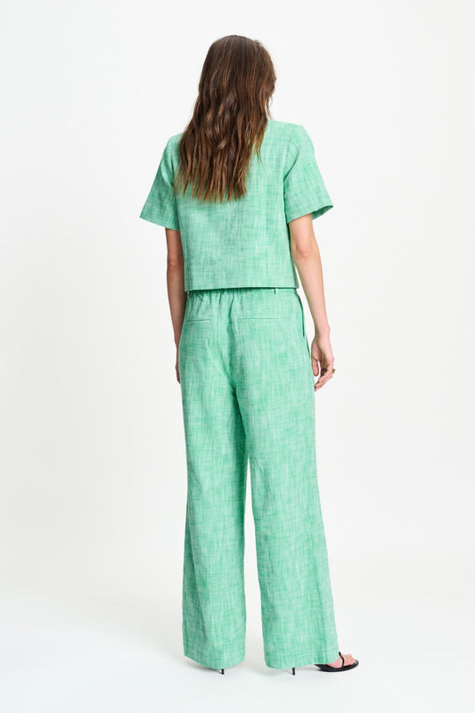 POM Amsterdam Pants BROEK - Palm Green