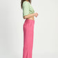 POM Amsterdam Pants BROEK - Raspberry Linen