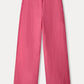 POM Amsterdam Pants BROEK - Raspberry Linen