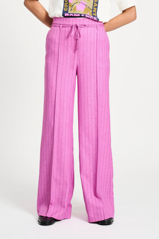 POM Amsterdam Pants BROEK - Rose Doux Striped