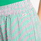POM Amsterdam Pants BROEK - Seersucker Green Pink