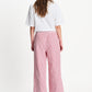 POM Amsterdam Pants BROEK - Seersucker Red White