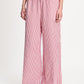 POM Amsterdam Pants BROEK - Seersucker Red White