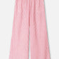 POM Amsterdam Pants BROEK - Seersucker Red White