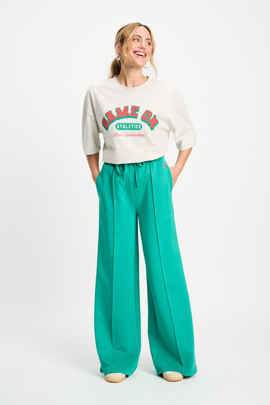 POM Amsterdam Pants BROEK - Stripe Wander Green