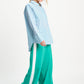 POM Amsterdam Pants BROEK - Stripe Wander Green