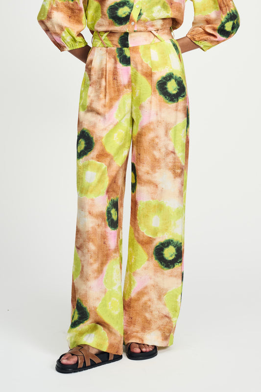 POM Amsterdam Pants BROEK - Summer Bliss Lime