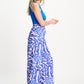POM Amsterdam Pants BROEK - Waves Pink Linen