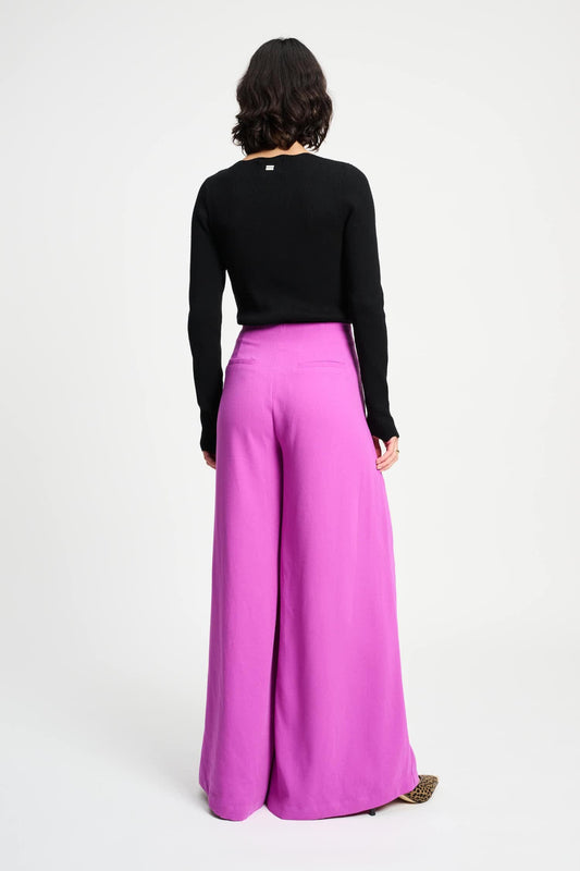 POM Amsterdam Pants BROEK - Wide leg Frosting Pink