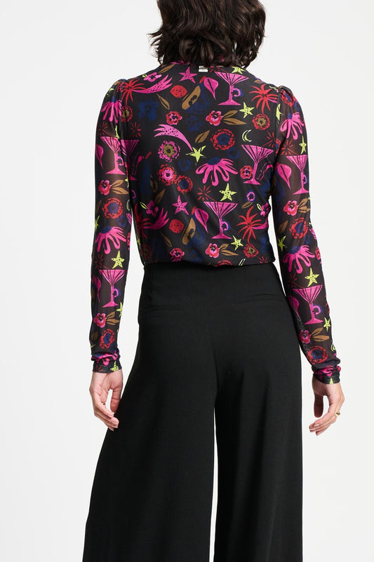 POM Amsterdam Pants BROEK - Wide leg Noir