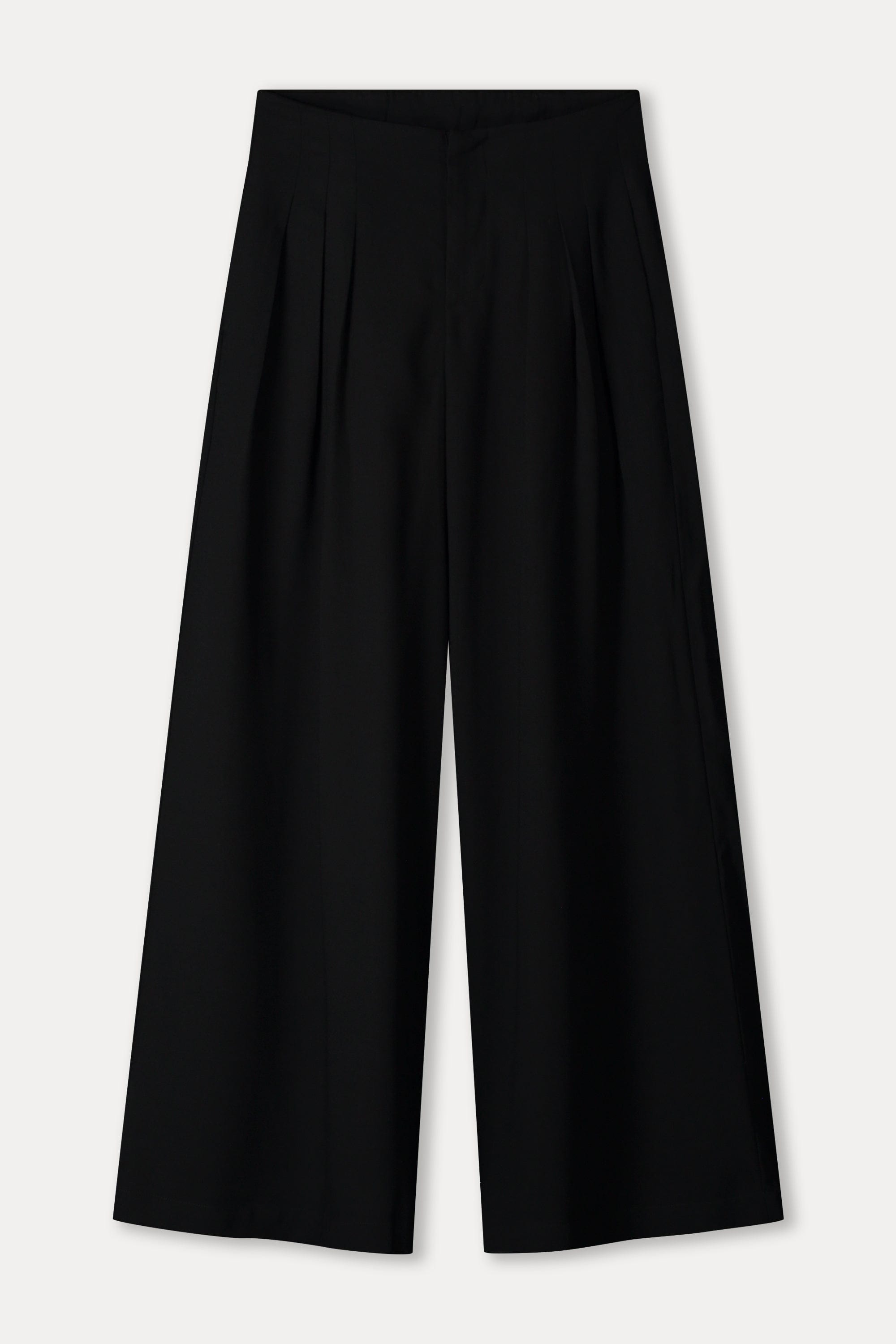 POM Amsterdam Pants BROEK - Wide leg Noir