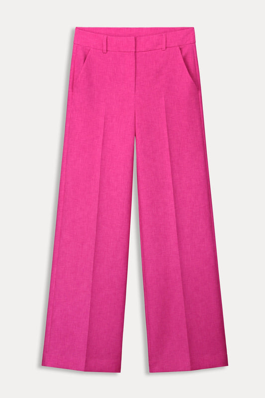 POM Amsterdam Pants BROEK - Wide Leg Pink Glow
