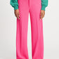 POM Amsterdam Pants BROEK - Wide Leg Vibrant Pink