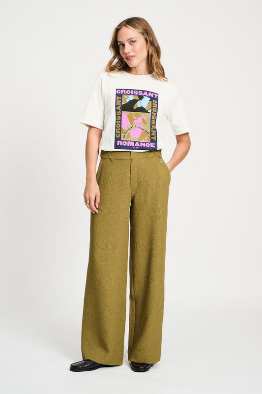 POM Amsterdam Pants Brown / 34 BROEK - Bubble Fresh Olive
