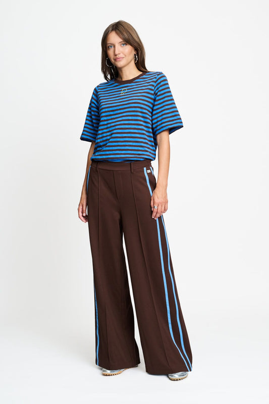 POM Amsterdam Pants Brown / 34 PANTS - Nora Chocolate Brown
