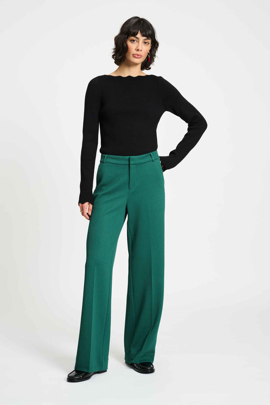 POM Amsterdam Pants Green / 34 BROEK - Lara Pine Green