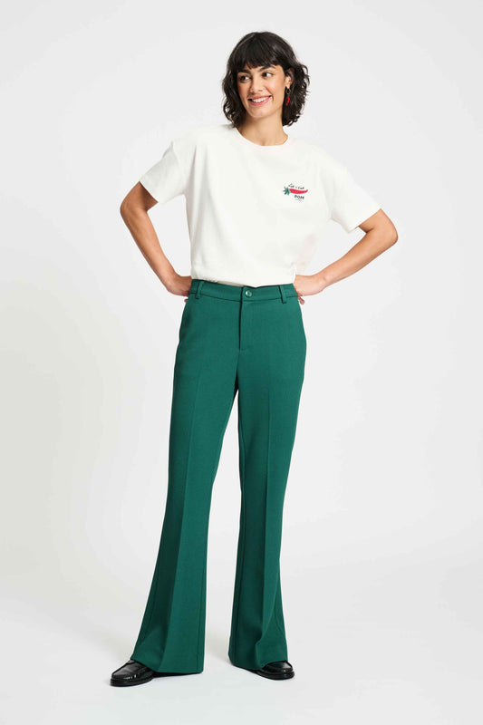 POM Amsterdam Pants Green / 34 BROEK - Liv Pine Green