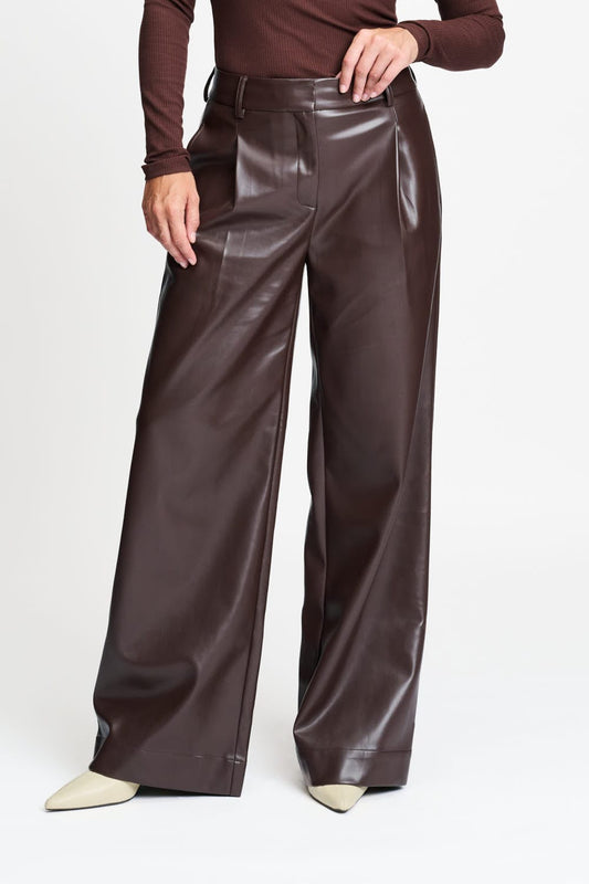 POM Amsterdam Pants PANTS - Abby Chocolate Brown