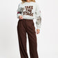 POM Amsterdam Pants PANTS - Marlou Chocolate Brown