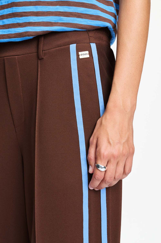 POM Amsterdam Pants PANTS - Nora Chocolate Brown