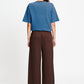 POM Amsterdam Pants PANTS - Nora Chocolate Brown