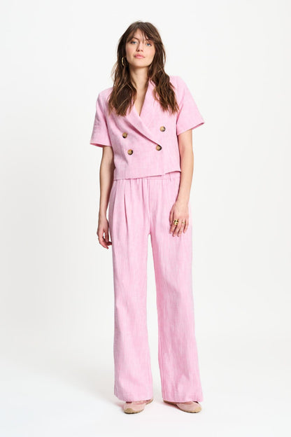 POM Amsterdam Pants Pink / 34 BROEK - Shell Pink