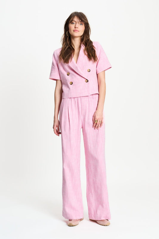 POM Amsterdam Pants Pink / 34 BROEK - Shell Pink