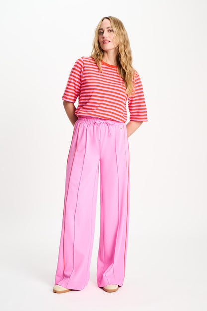 POM Amsterdam Pants Pink / 34 TRACKPANTS - Colourblock Cheering Pink