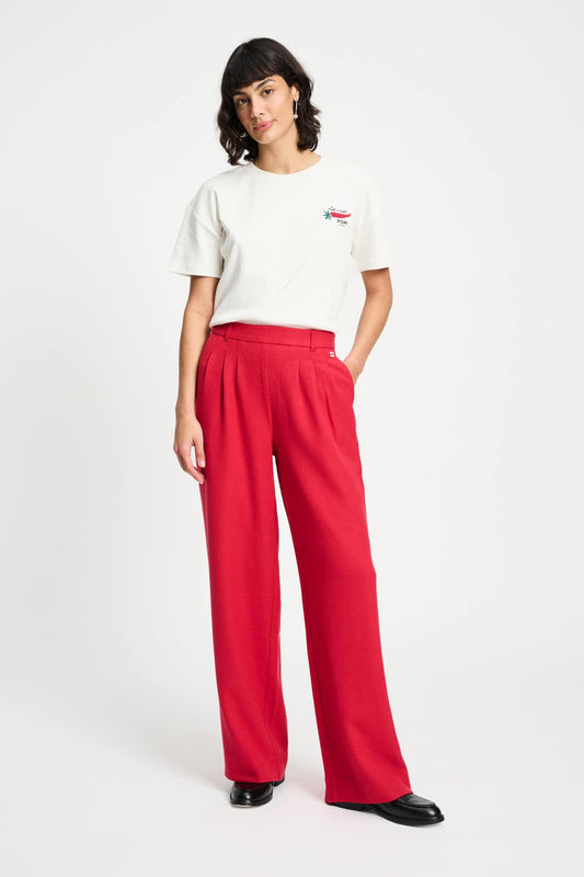 POM Amsterdam Pants Red / 34 BROEK - Chili Red