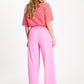 POM Amsterdam Pants TRACKPANTS - Colourblock Cheering Pink