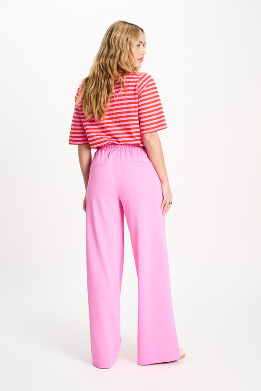 POM Amsterdam Pants TRACKPANTS - Colourblock Cheering Pink