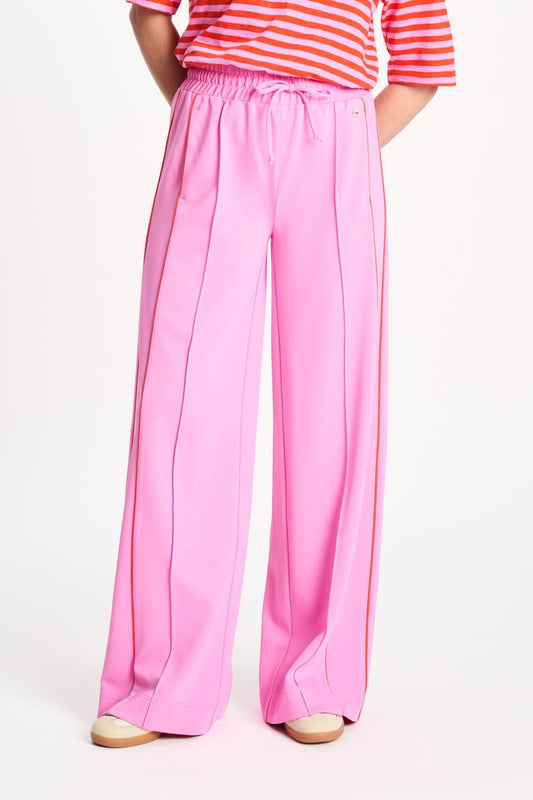 POM Amsterdam Pants TRACKPANTS - Colourblock Cheering Pink