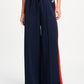 POM Amsterdam Pants TRACKPANTS - Stripe Night Blue