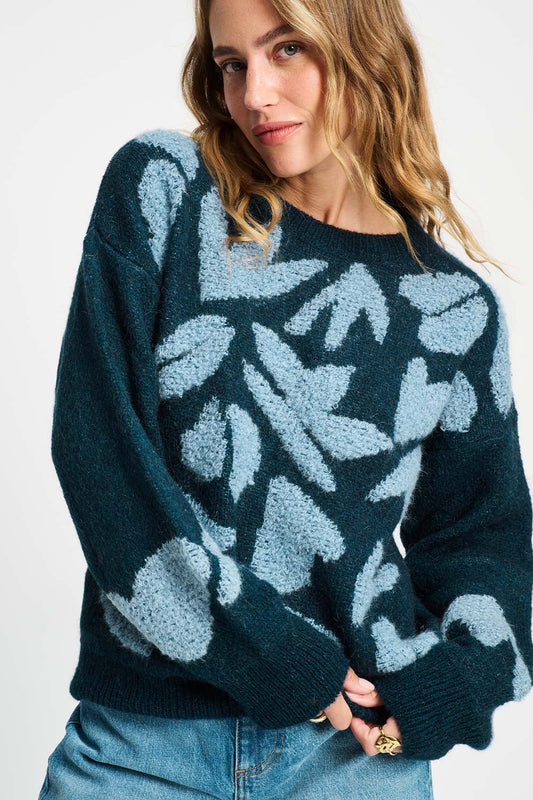 POM Amsterdam Pullovers Blue / 34 TRUI - Dashing Nights