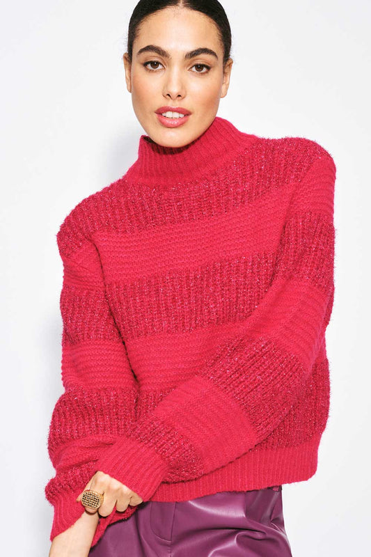 POM Amsterdam Pullovers Pink / 34 TRUI - Kate Ultra Pink