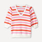 POM Amsterdam Pullovers PULLOVER - Striped Pink Orange