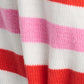 POM Amsterdam Pullovers PULLOVER - Striped Pink Orange