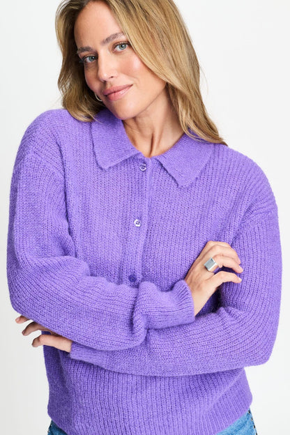 POM Amsterdam Pullovers Purple / 34 TRUI - Puck Lavender