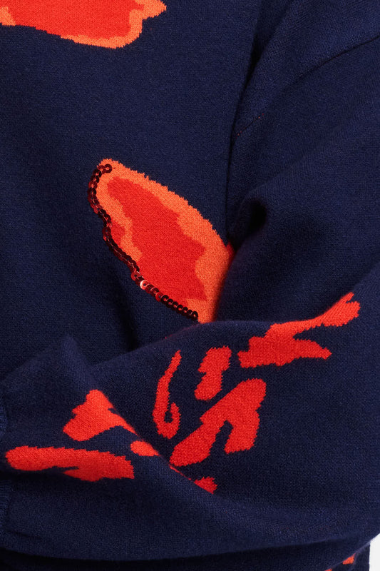 POM Amsterdam Pullovers TRUI - Alicia Bloom Rouge