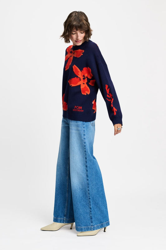POM Amsterdam Pullovers TRUI - Alicia Bloom Rouge