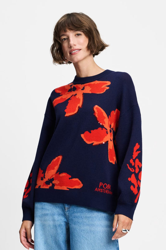 POM Amsterdam Pullovers TRUI - Alicia Bloom Rouge