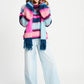 POM Amsterdam Pullovers TRUI - Brushed Stripes Blue