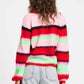 POM Amsterdam Pullovers TRUI - Brushed Stripes Green