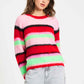 POM Amsterdam Pullovers TRUI - Brushed Stripes Green